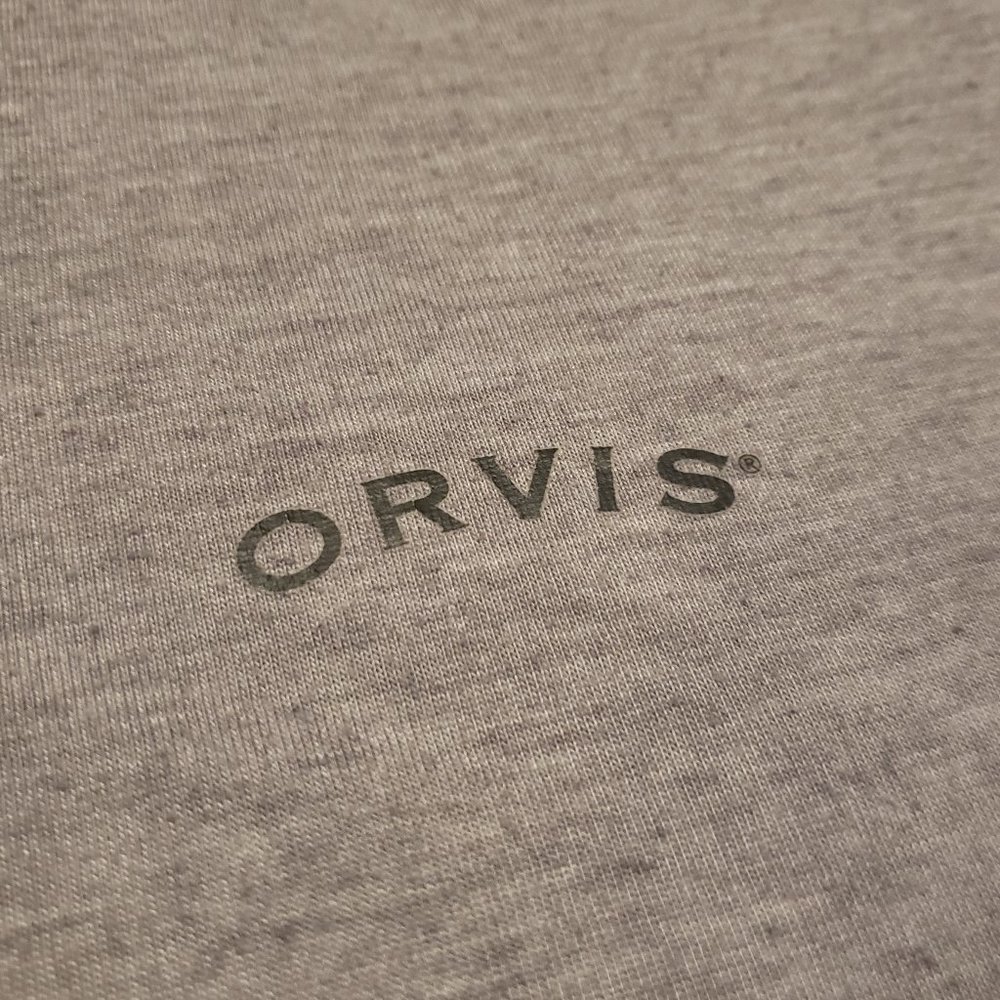 Orvis 1/4 Zip Pullover Sweater Gray Men's Large L Outdoor Hiking Fall Breathable - Picture 3 of 10